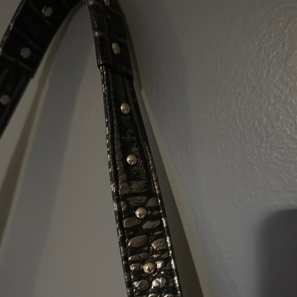 Randolph Duke Black‎ Shoulder Bag  Exotic 100% genuine Leather - Picture 4 of 9